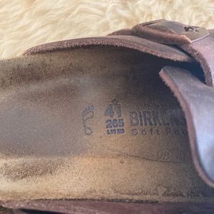 Womens Birkenstock leather clogs 41 10